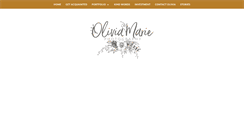 Desktop Screenshot of oliviamariephotography.com